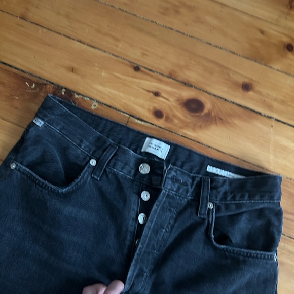 Citizens of Humanity Annina Trouser Wide-Leg Jeans Prophecy Black 27 - Picture 6 of 12